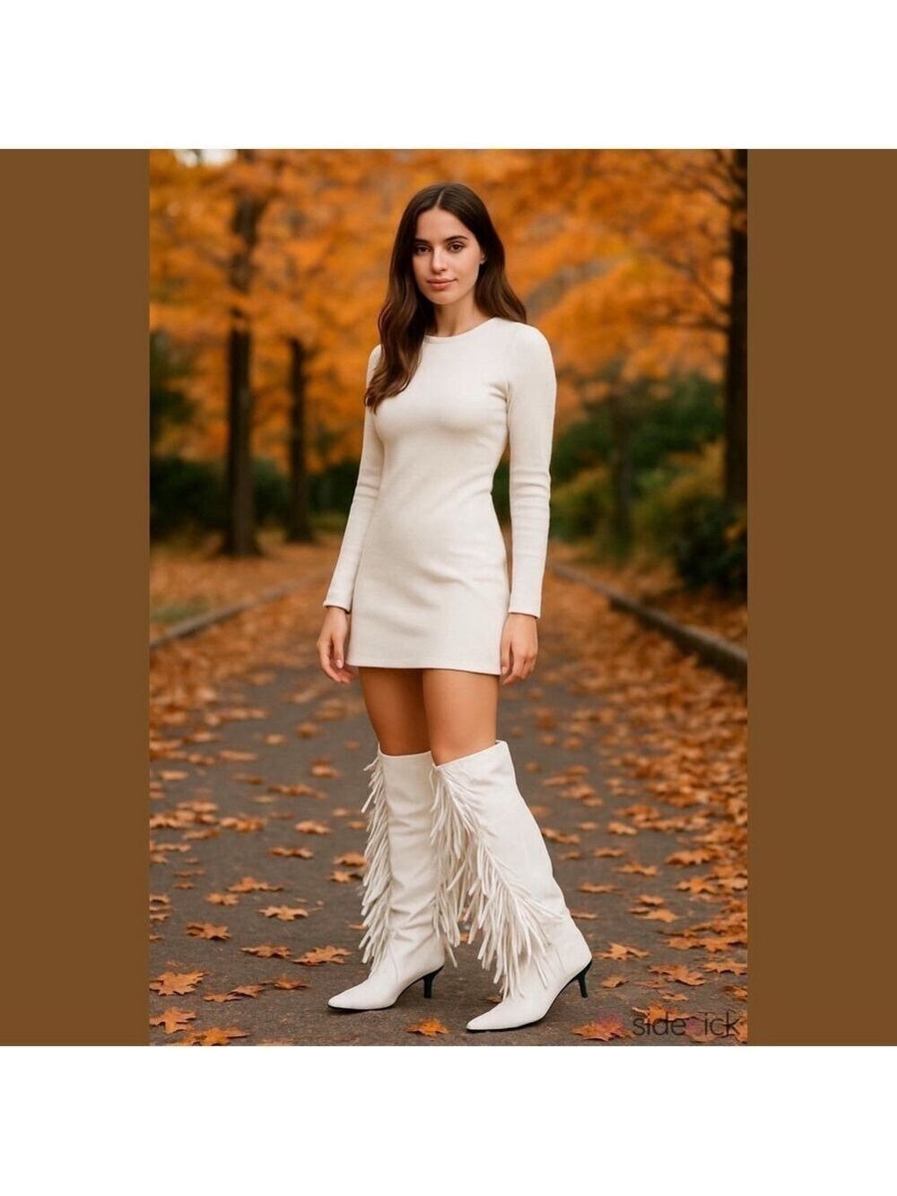 Sergio Rossi White Leather Over the Knee Boots IT 36 US 6